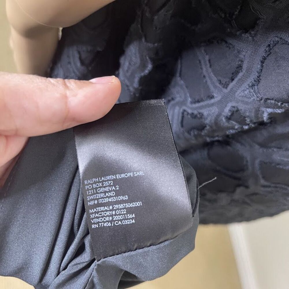 Club Monaco Black Maxi Dress 2 Dark Feminine Romantic Sheer Textured Evening - Picture 14 of 14